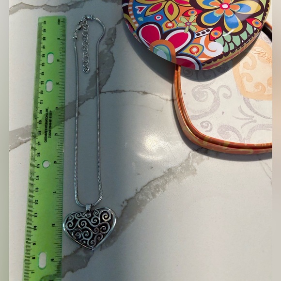 Brighton Silver Heart Pendant Necklace - Picture 6 of 6